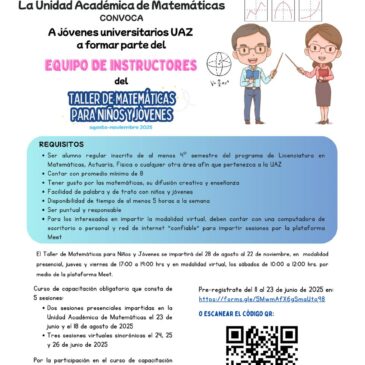 Convocatoria Instructores taller de niños